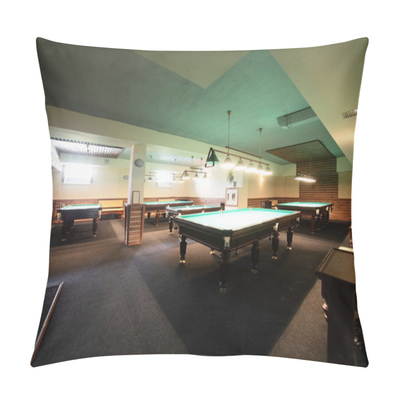 Personality  Interior Of Beautiful And Modern Billiard Pillow Covers