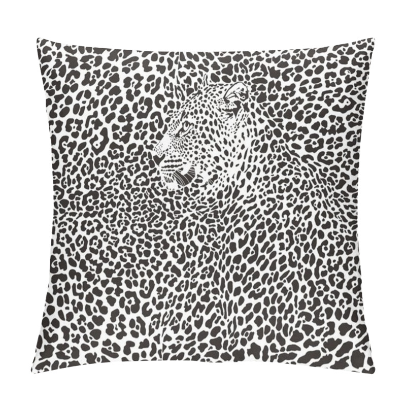 Personality  Leopard Background Pillow Covers