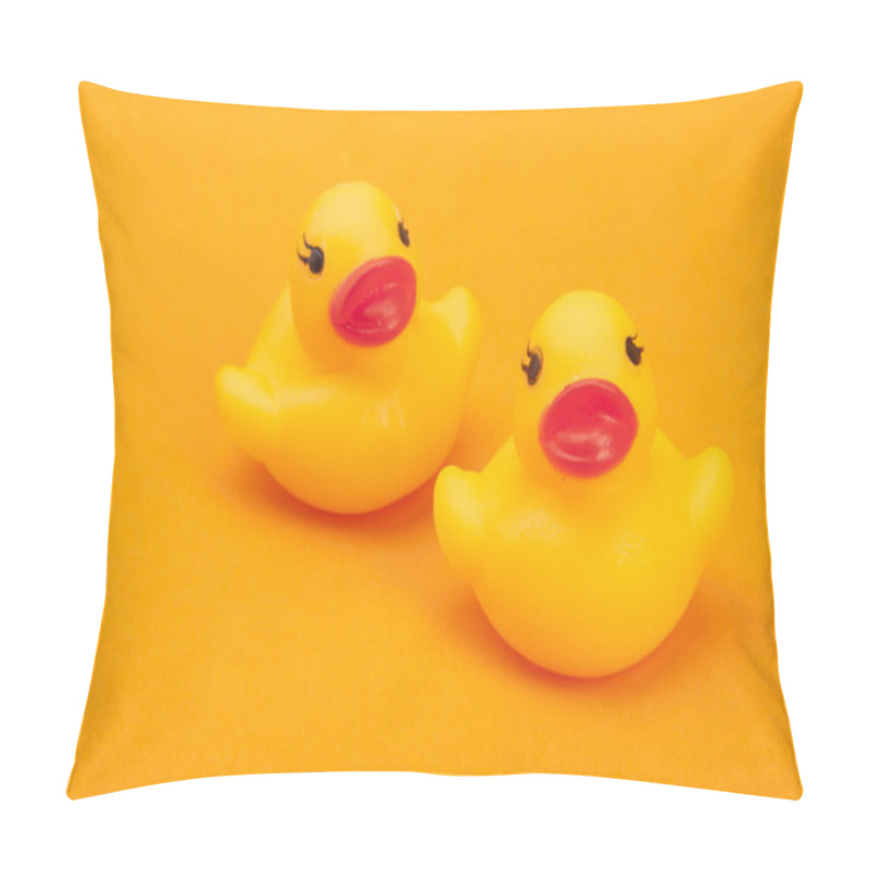 Personality  Yellow Rubber Ducks Pillow Covers