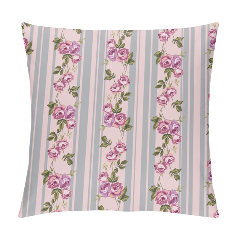 Personality  Roses And Stripes Pillow Covers