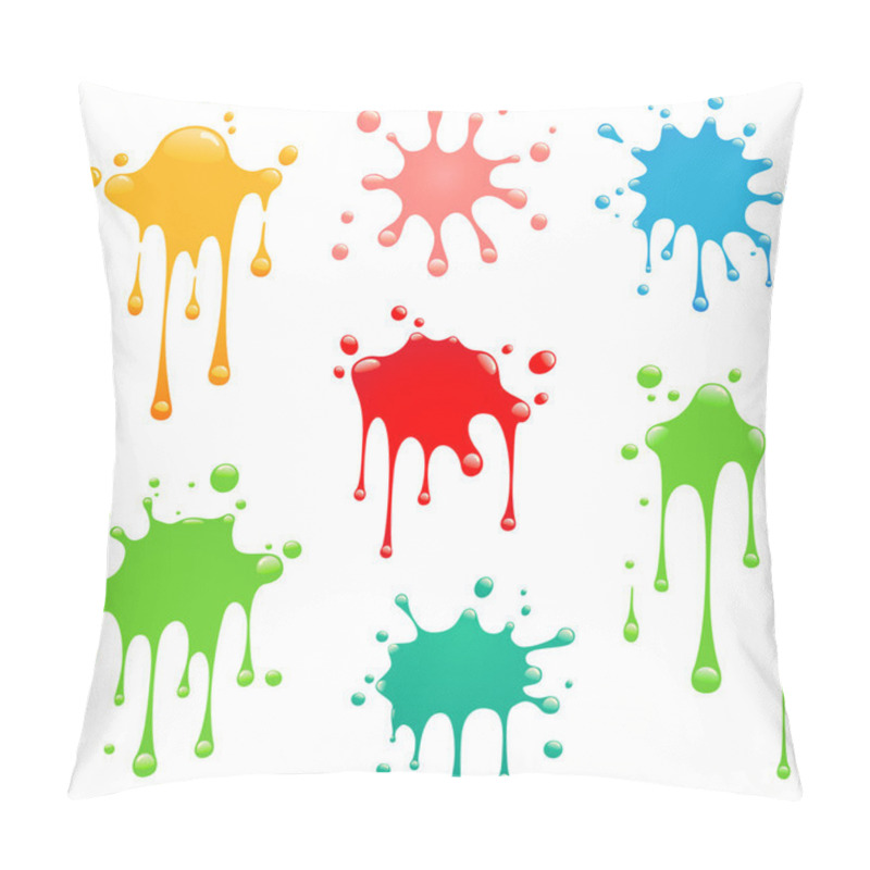 Personality  Paint Splatter Pillow Covers