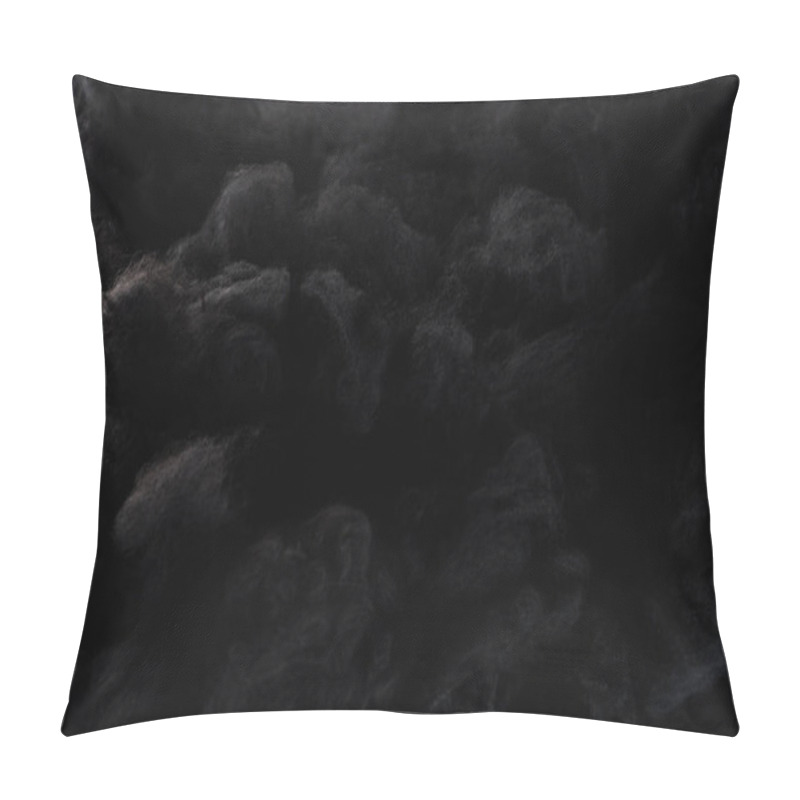 Personality  Black Cotton Wool Clouds, Dark Halloween Background Pillow Covers