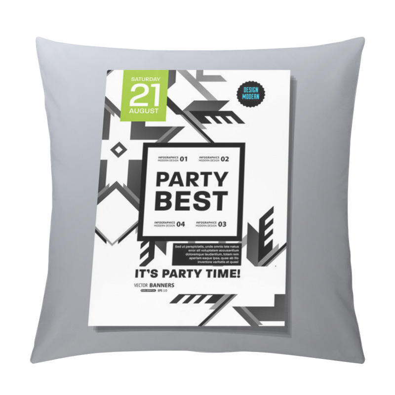 Personality  Abstract Background, Invitation Pillow Covers