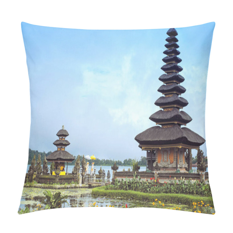 Personality  Ulun Danu Temple In Bali Pillow Covers