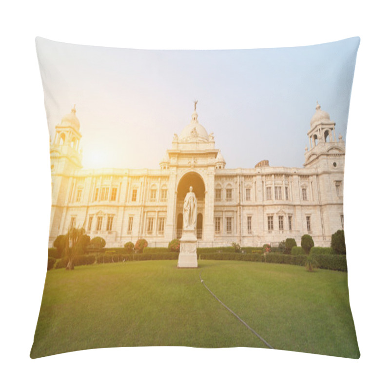 Personality  Victoria Memorial In India Pillow Covers