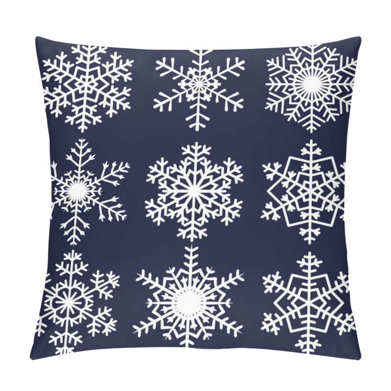 Personality  Snowflakes Set Pillow Covers