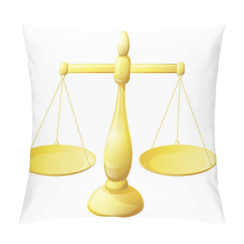 Personality  Gold Scales Illustration Pillow Covers