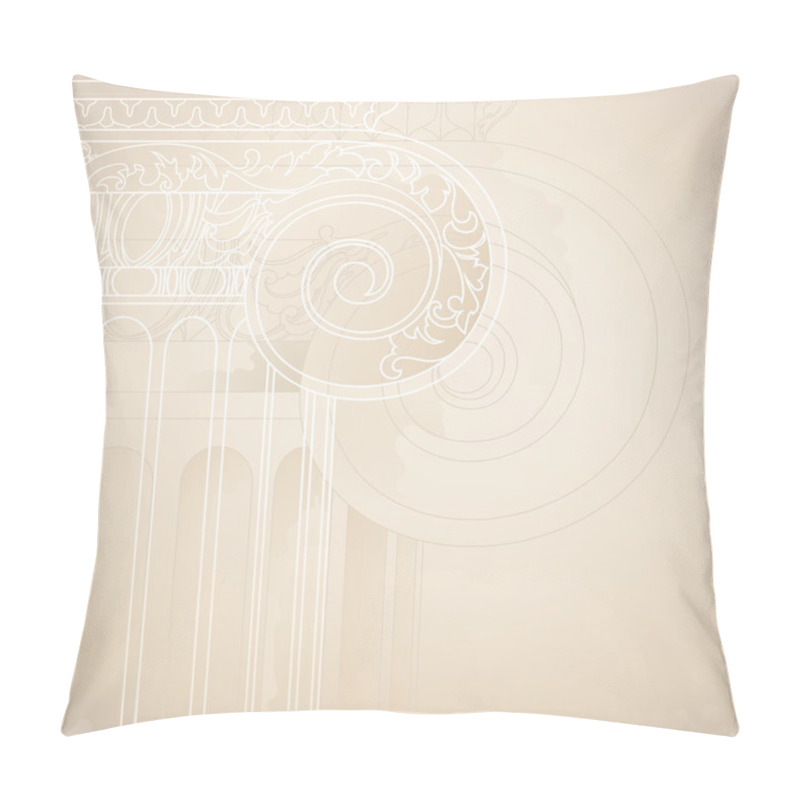 Personality  Architectural Background Pillow Covers