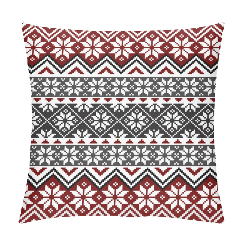 Personality  Nordic Snowflake Pattern Pillow Covers