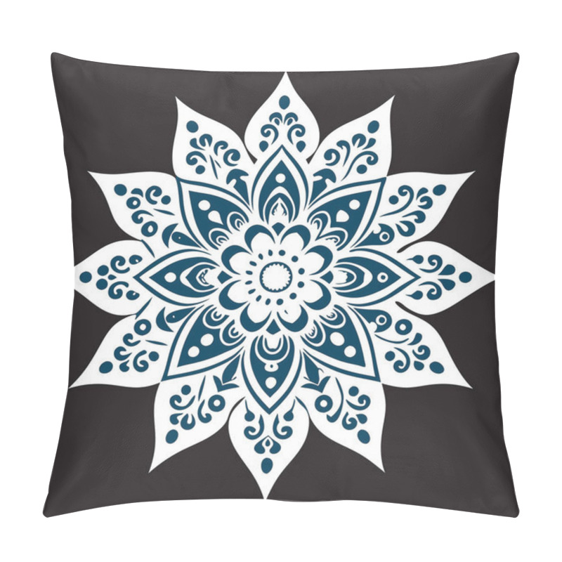 Personality  Intricate Hand-Drawn Floral Pattern With Leaves Pillow Covers