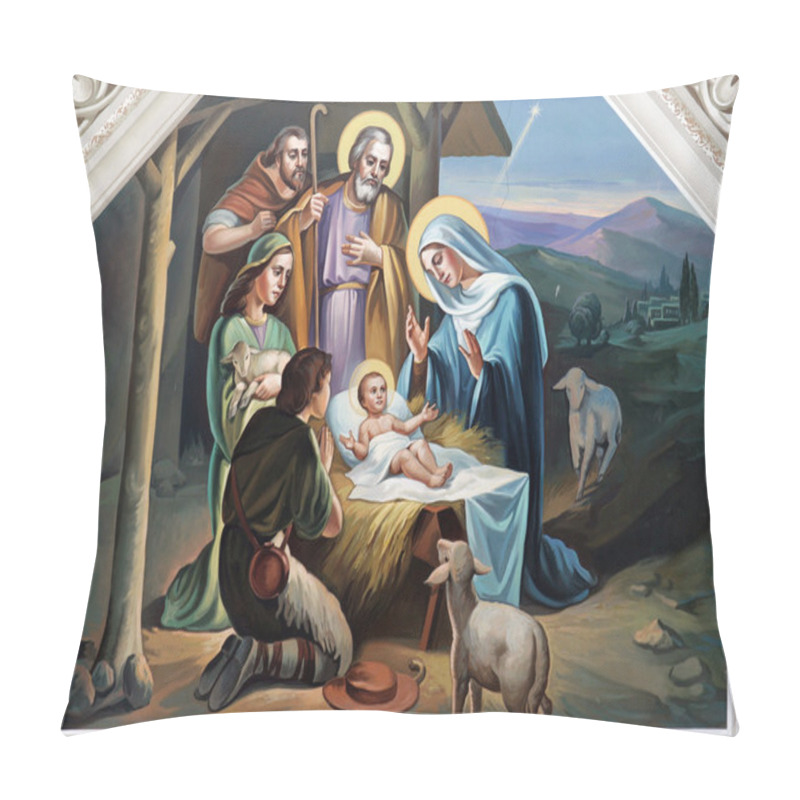 Personality  Nativity Scene Pillow Covers