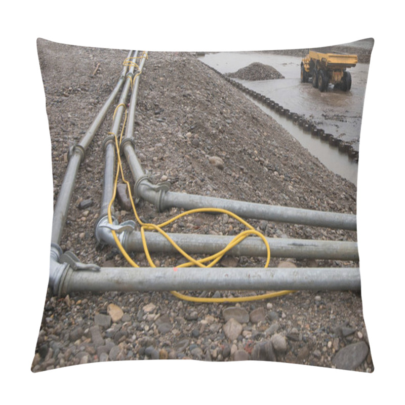 Personality  Water Pipe Or Tube In Hydraulic Engineering And Building Services Pillow Covers