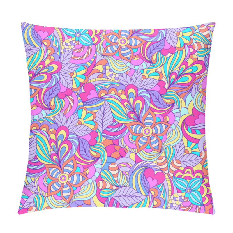 Personality  Pattern With Abstract Flowers Pillow Covers