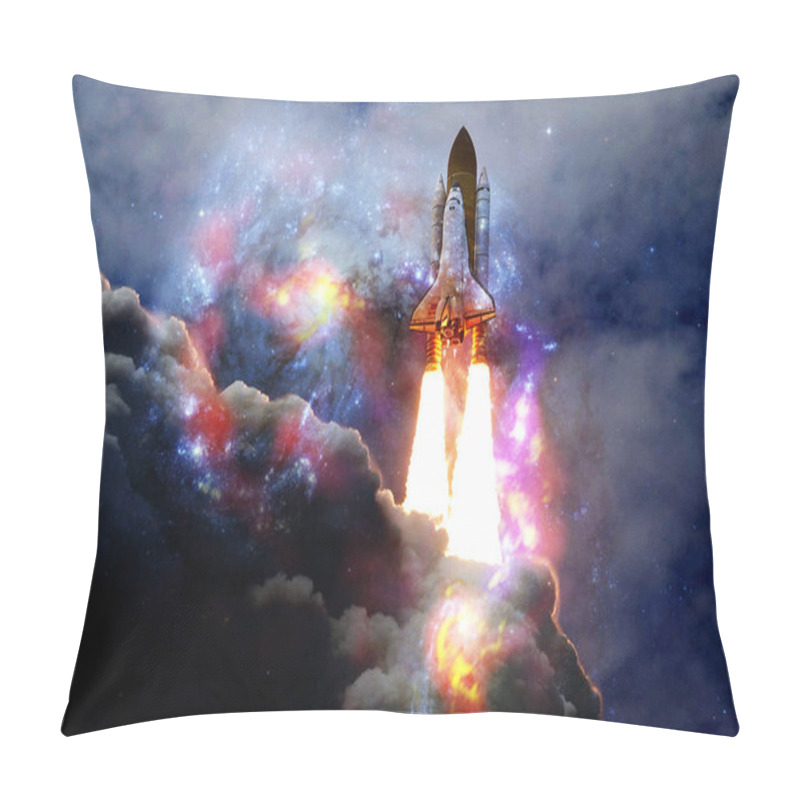 Personality  Space Shuttle Taking Off On A Mission. Pillow Covers