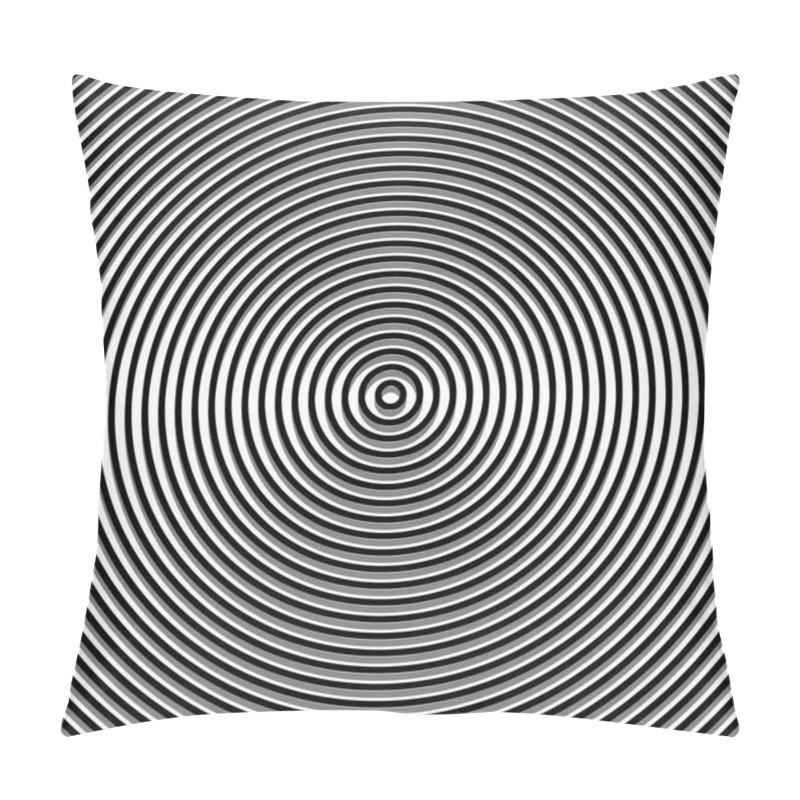 Personality  Circular Ripple Pattern, Concentric Circles  Pillow Covers