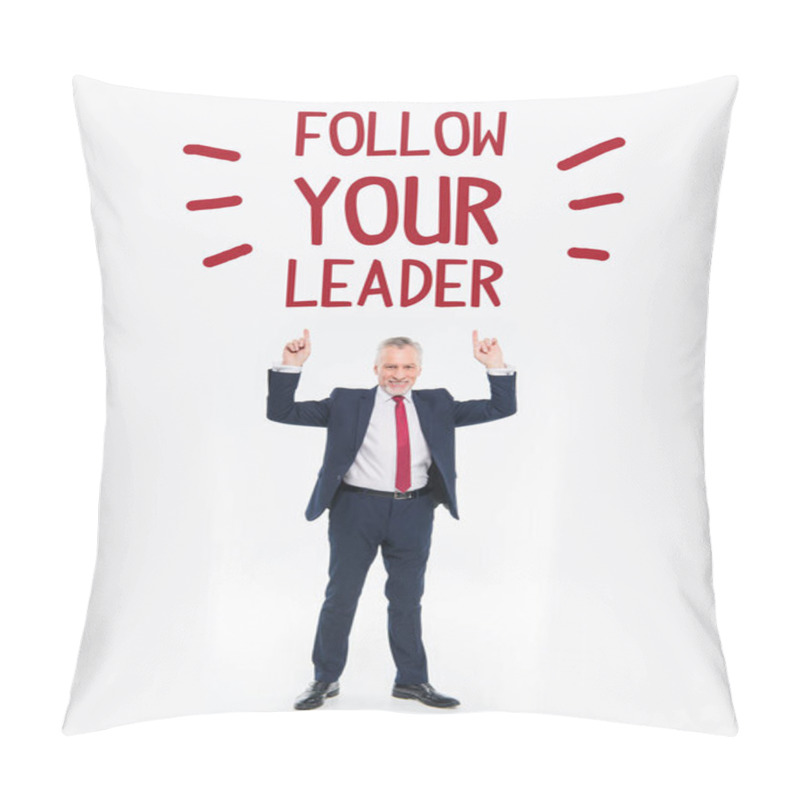 Personality  Handsome Mature Businessman Pillow Covers