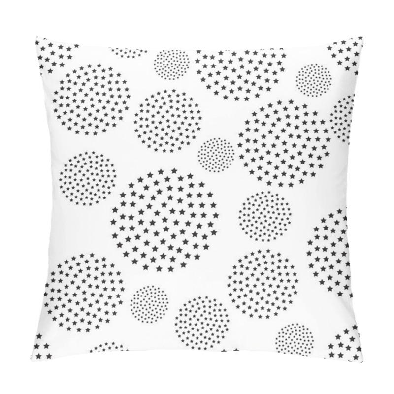 Personality  Minimalistic Monochrome Seamless Pattern With Dots, Textured Background Pillow Covers