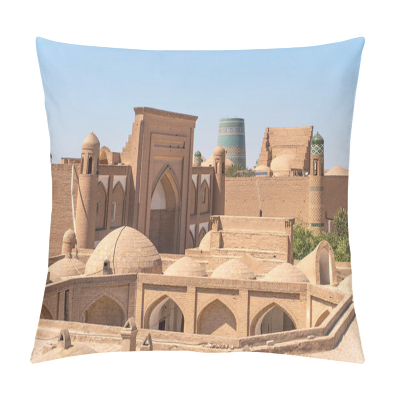 Personality  The View Inside The Itchan Kala Fortress Pillow Covers