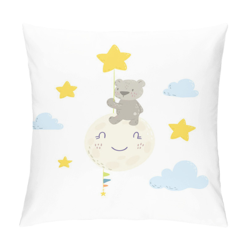 Personality  Cute Flat Hand Drawn Vector Illustration. Pillow Covers