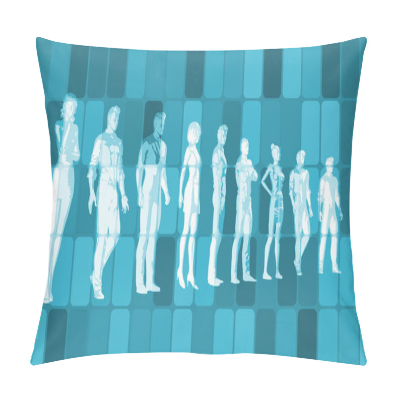 Personality  Marketing Strategy Concept Pillow Covers