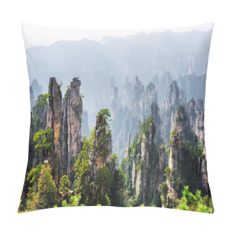 Personality  Amazing View Of Quartz Sandstone Pillars (Avatar Mountains) Pillow Covers