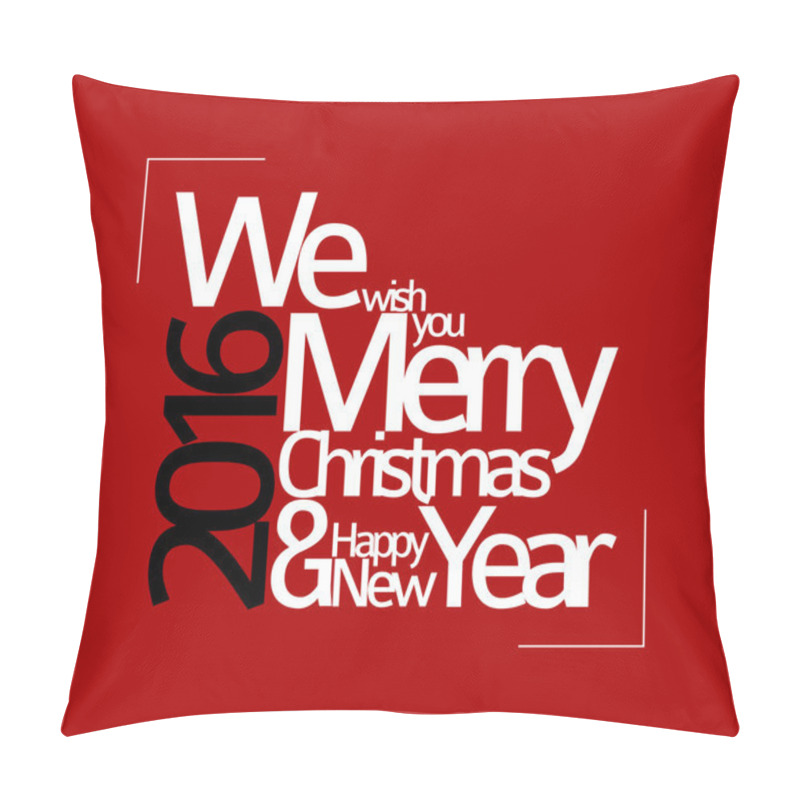 Personality  Abstract Typography Christmas Card Pillow Covers