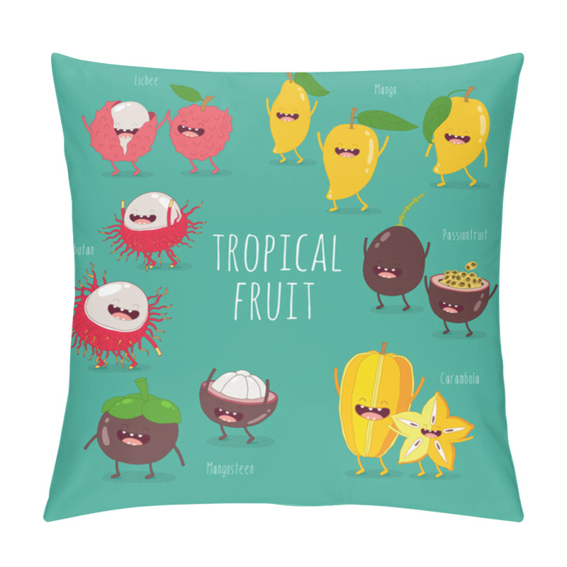 Personality  Funny Tropical Fruits Pillow Covers