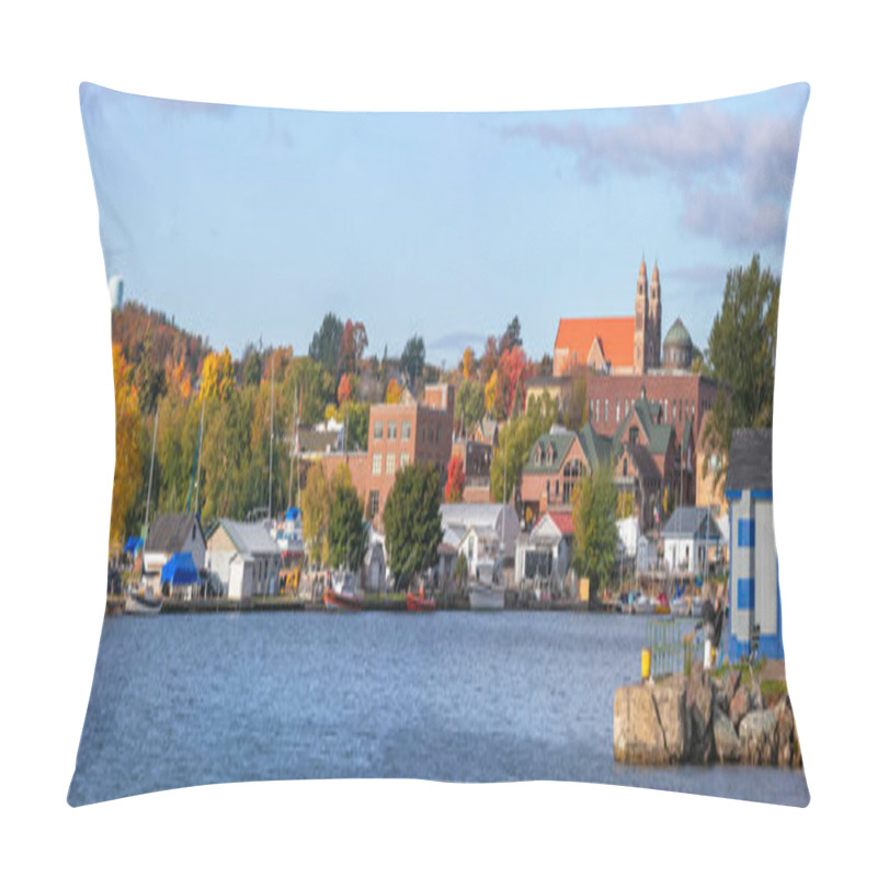 Personality  Marquette, MI, USA - Oct 4, 2020: Marquette Is The Largest City In The Michigan Upper Peninsula With Population Of About 21,300.  Pillow Covers