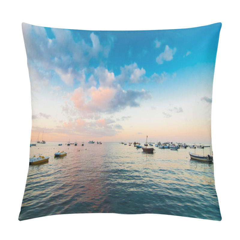 Personality  Sunrise On Tyrrhenian Pillow Covers