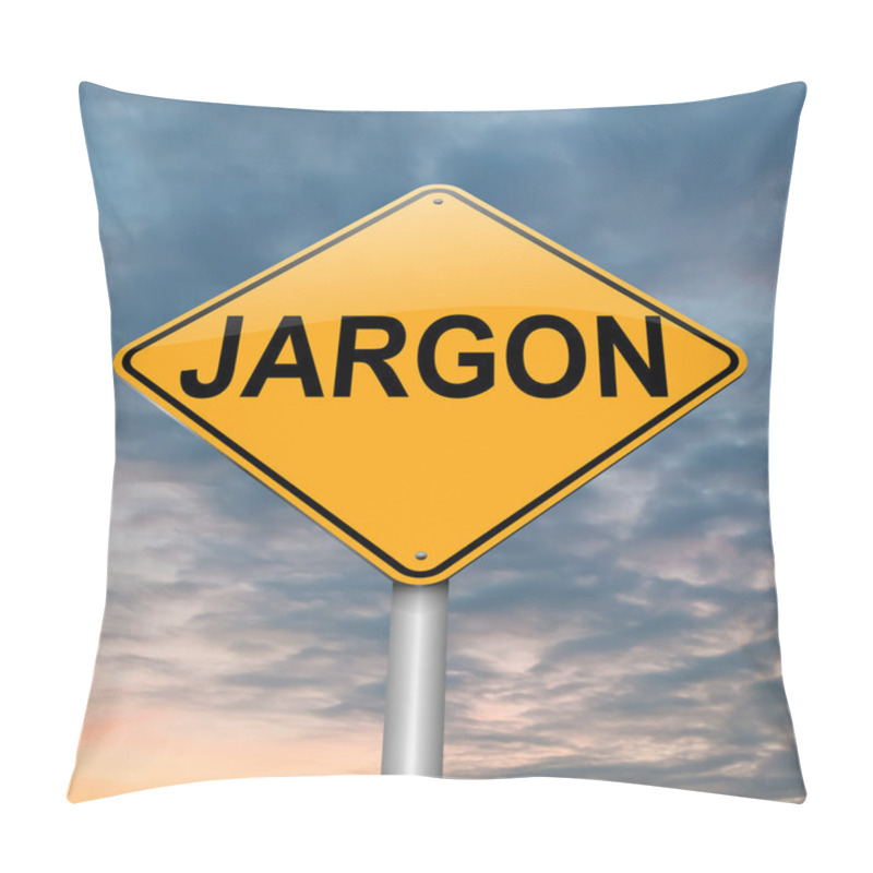 Personality  Jargon Concept. Pillow Covers