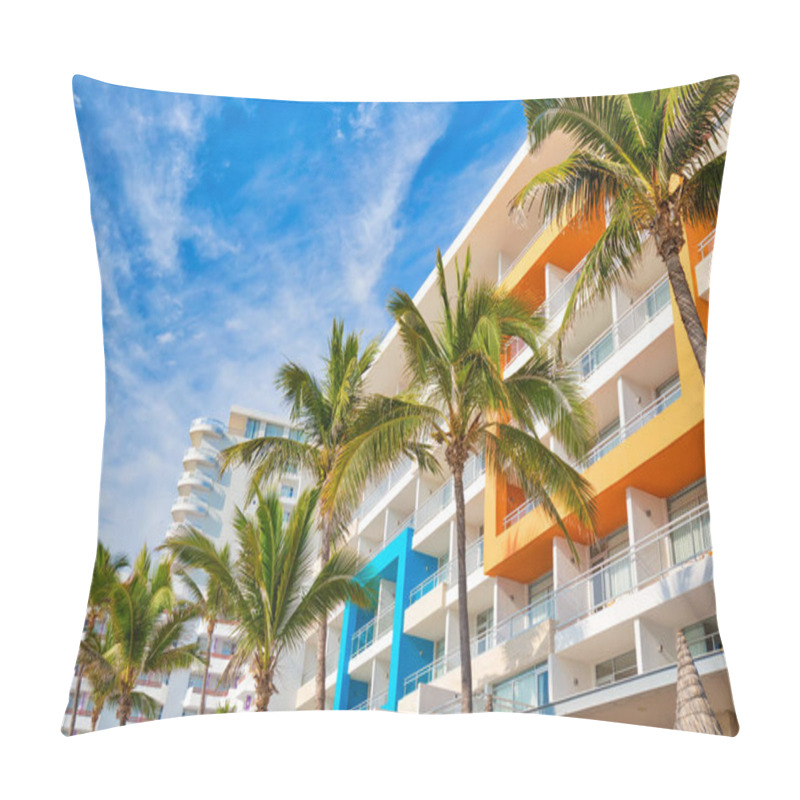 Personality  Mazatlan Golden Zone (Zona Dorada), Famous Touristic Beach And Resort Zone Pillow Covers