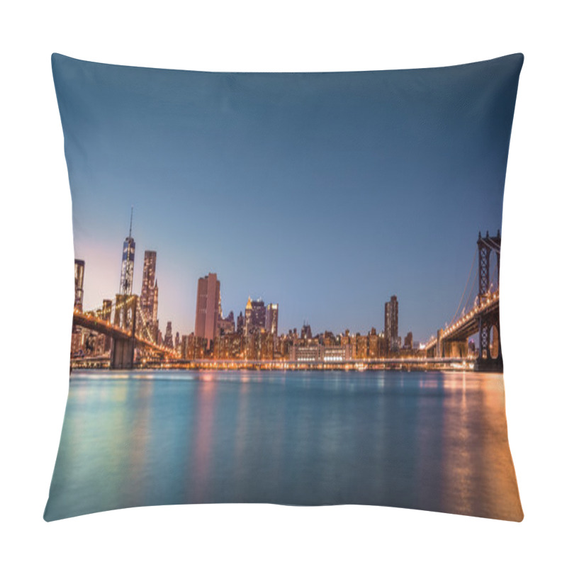 Personality  Downtown New York City Cityscape Pillow Covers