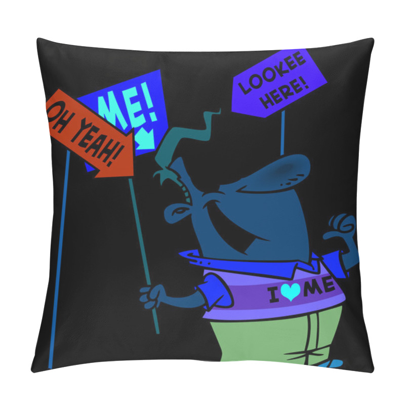 Personality  Cartoon Ego Man Pillow Covers