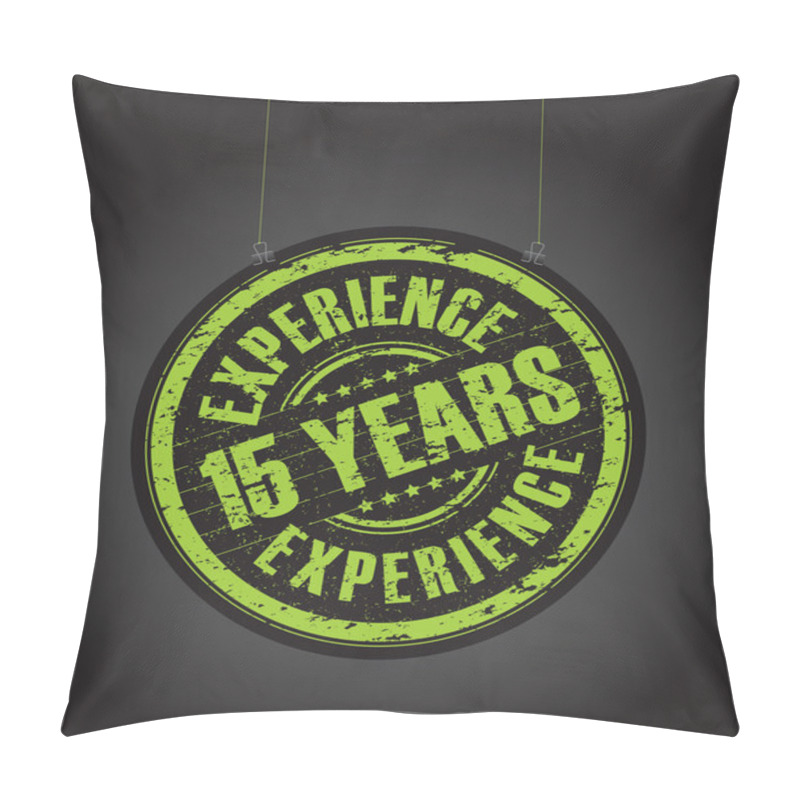 Personality  A Hanging 15 Years Experience Stamp Pillow Covers