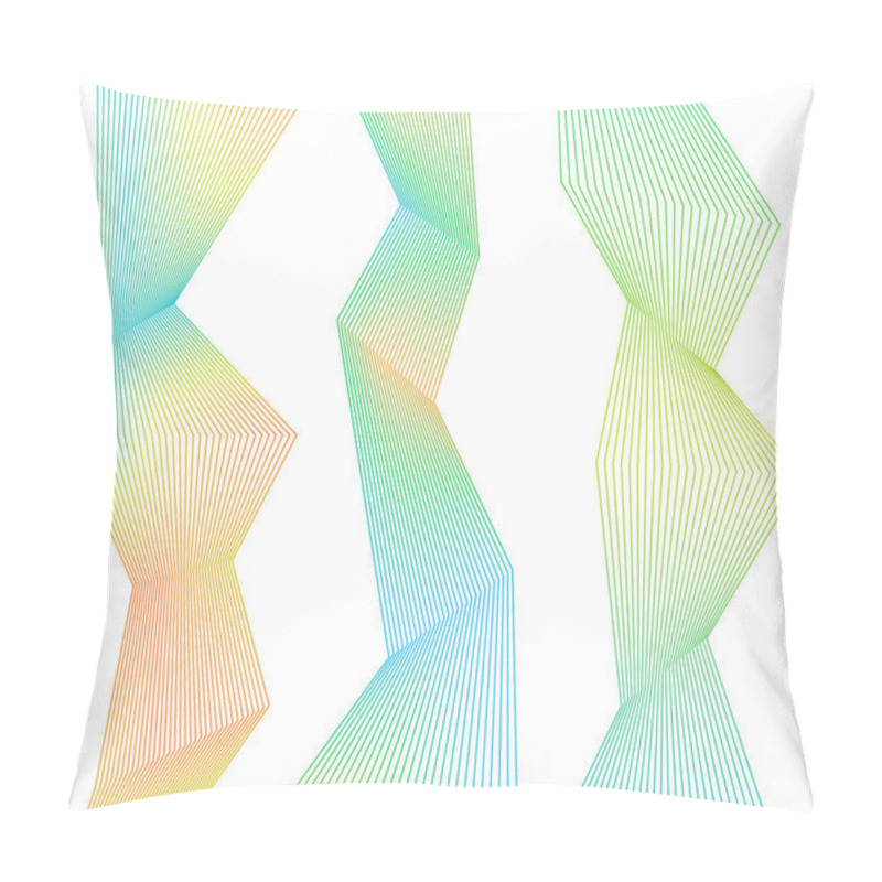 Personality  Design Element Many Broken Lines Structure Effect07 Pillow Covers