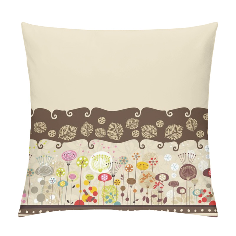 Personality  Decorative Floral Background Pillow Covers