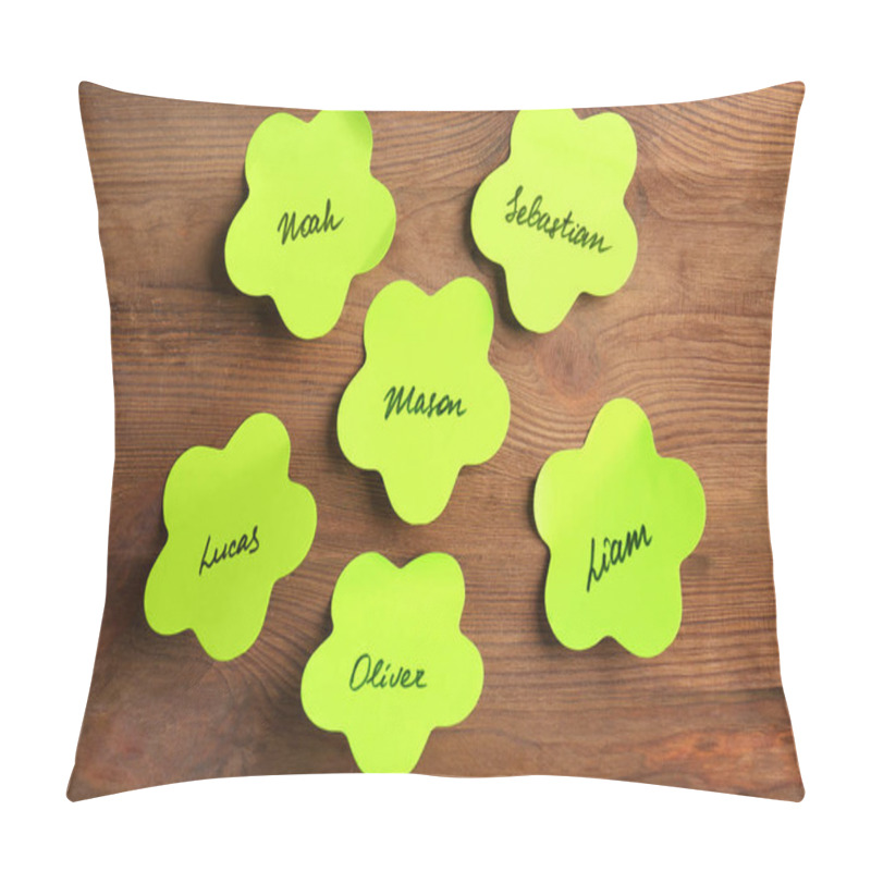 Personality  Paper Stickers With Different Names  Pillow Covers