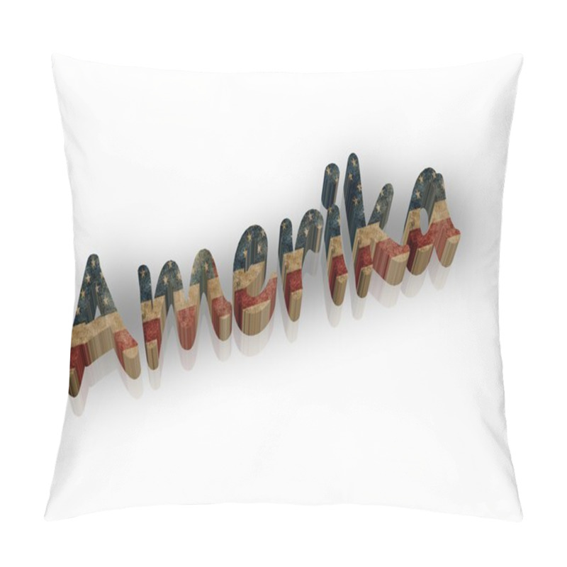 Personality  3D Amerika Pillow Covers