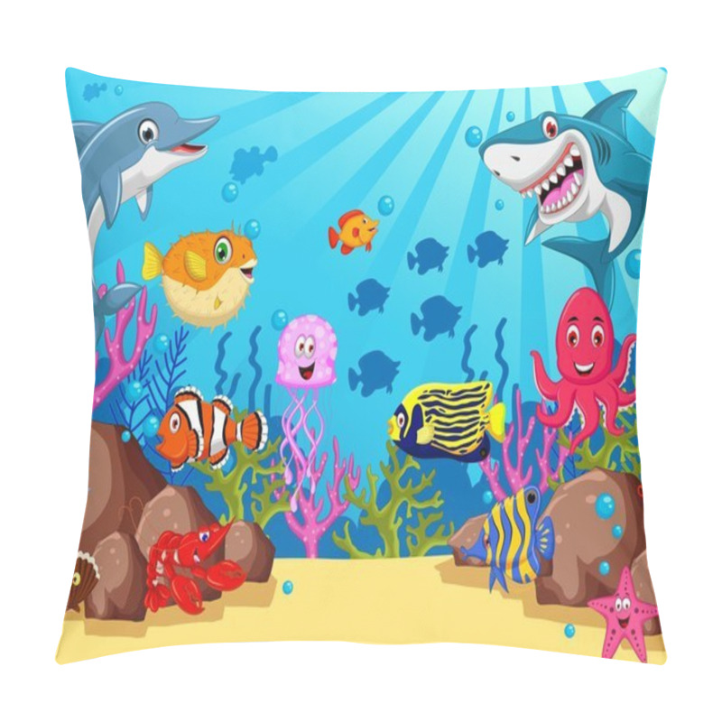 Personality  Funny Cartoon Sea Life For You Design Pillow Covers