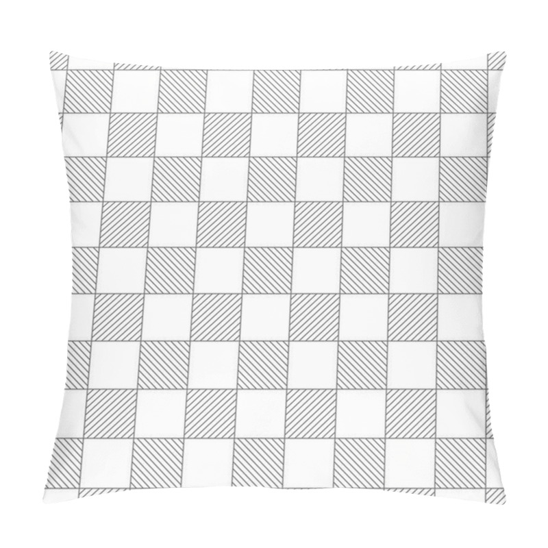 Personality  Checkered Seamless Pattern Pillow Covers