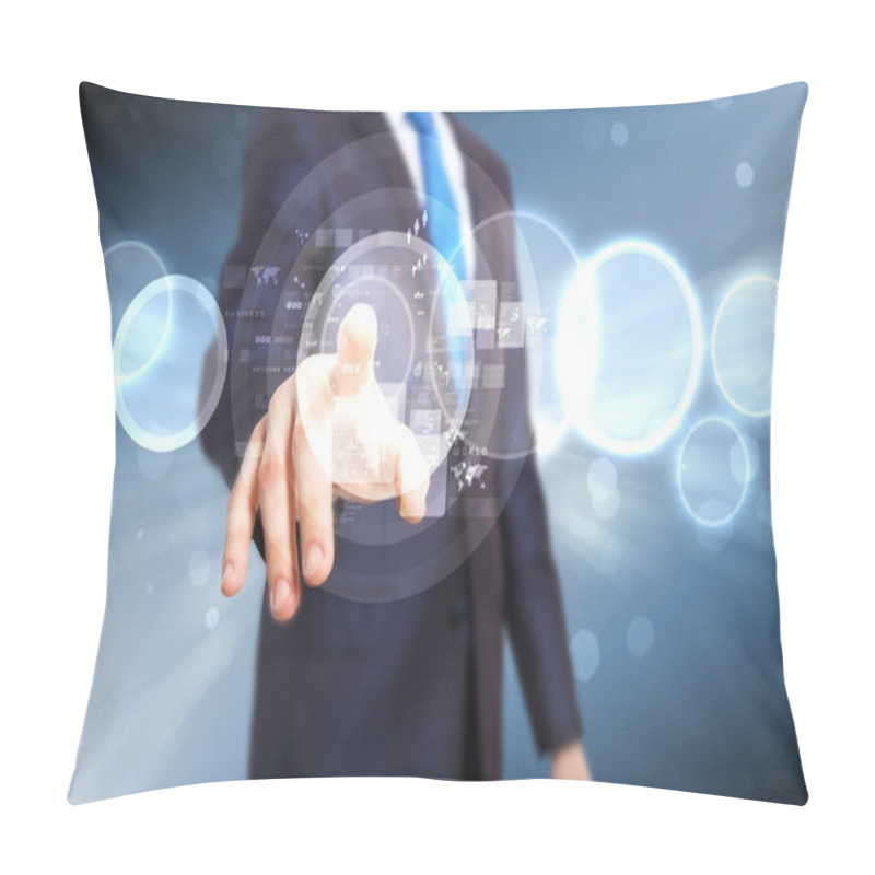 Personality  Virtual Technology In Business Pillow Covers