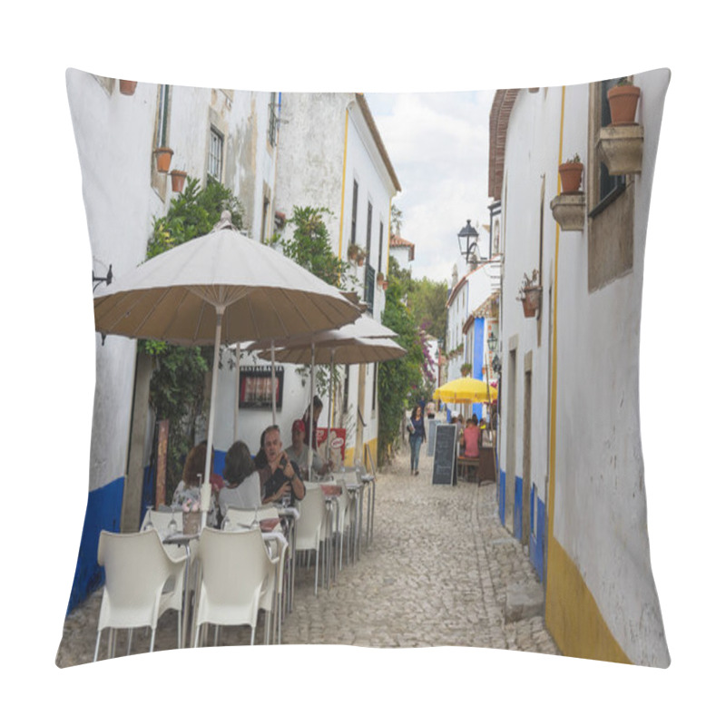 Personality  Street Of Obidos Pillow Covers