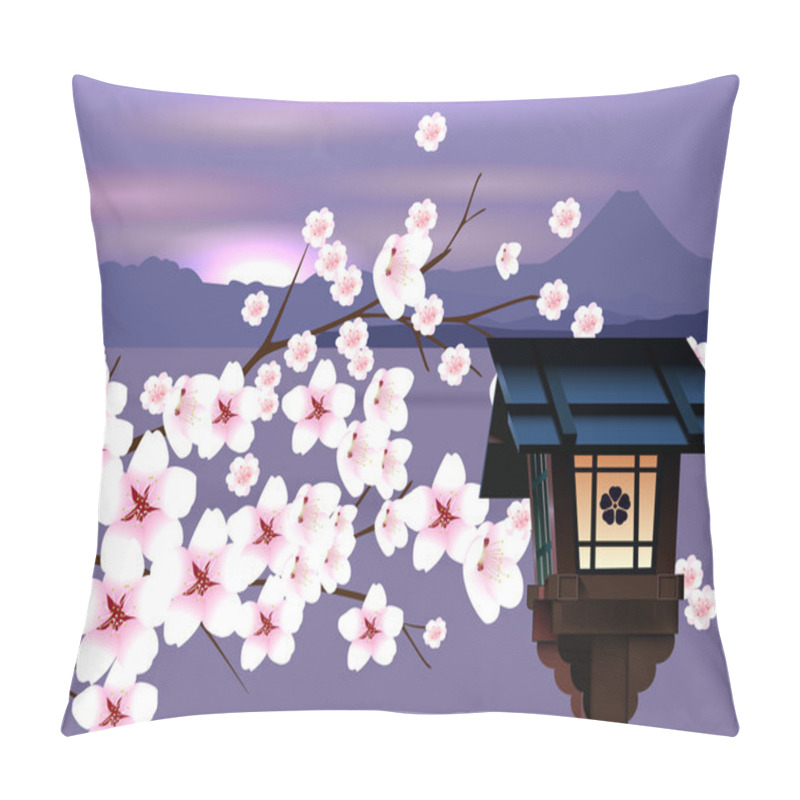 Personality  Abstract Japanese Landscape Pillow Covers