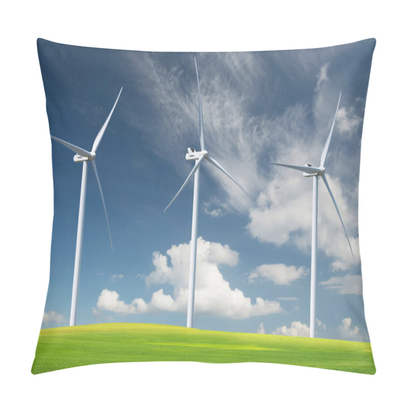 Personality  Wind Power Station Pillow Covers