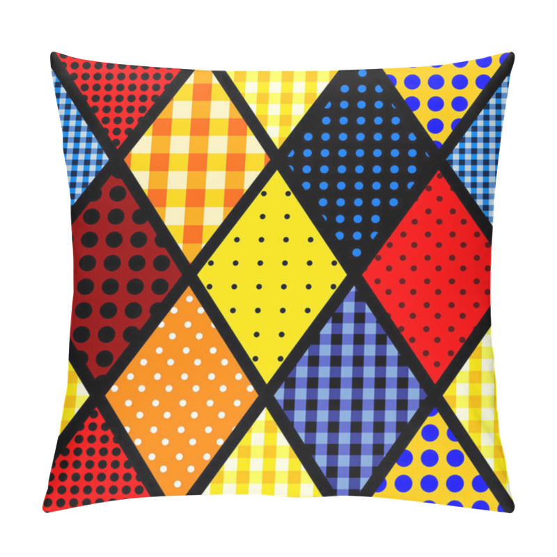 Personality  Seamless Mosaic Pattern Pillow Covers