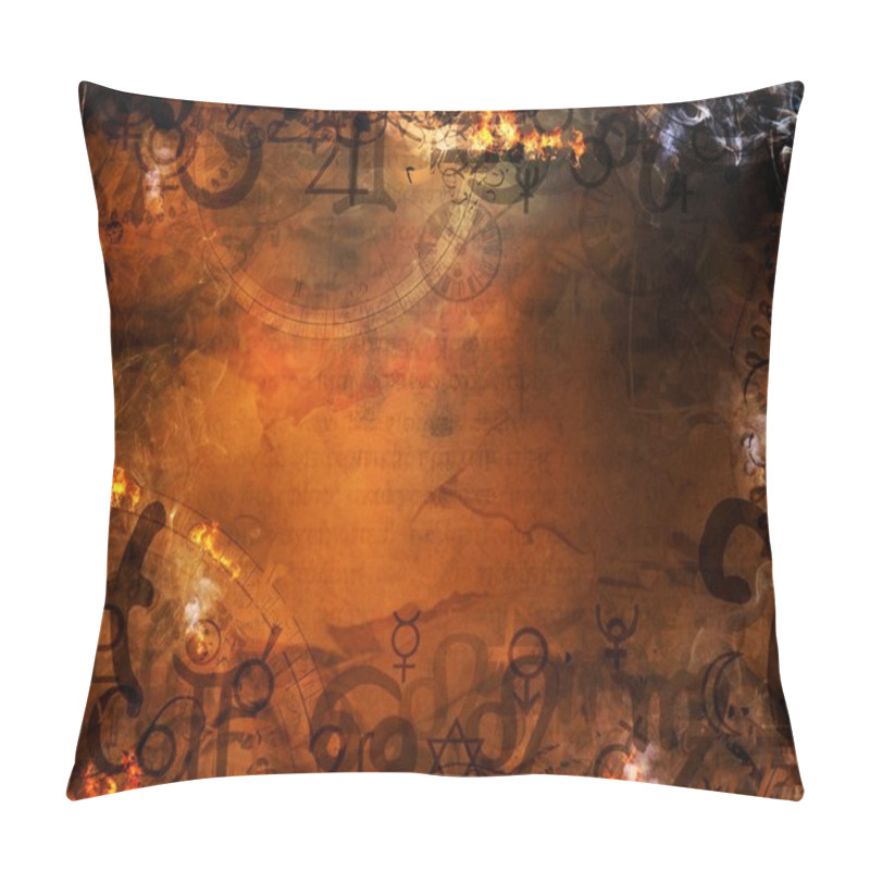 Personality  Mysterious Spells Background Pillow Covers