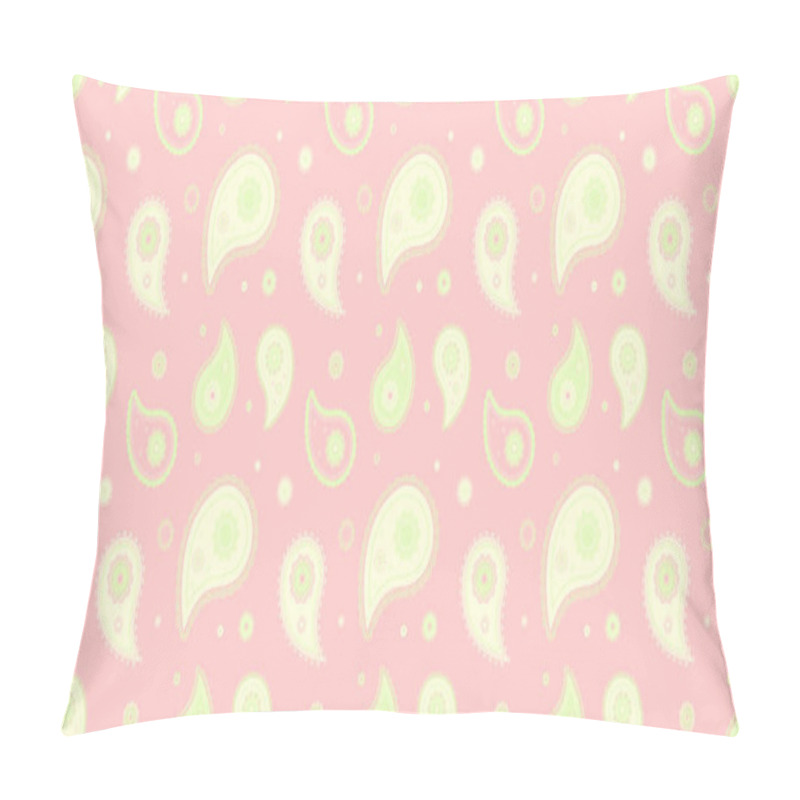 Personality  Charming Pastel Pink Paisley Pattern.  Perfect For Textile Design, Wallpaper, Scrapbooking, Or Feminine Branding.  Elegant And Delicate, This Seamless Design Offers A Touch Of Vintage Sophistication. Pillow Covers