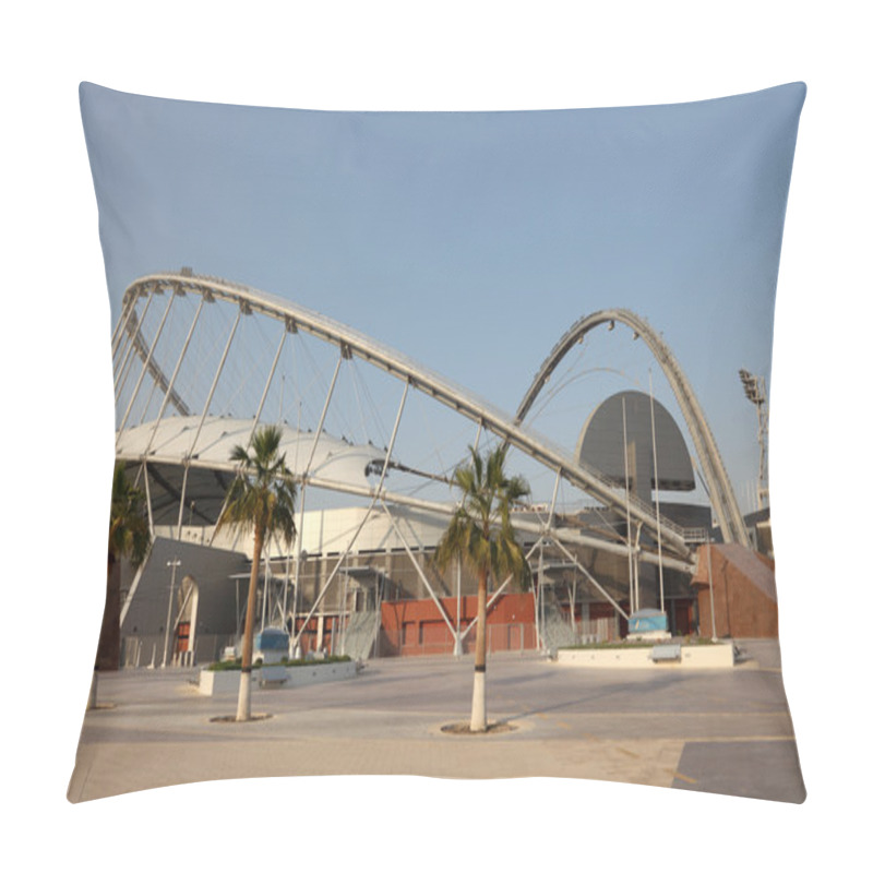 Personality  Khalifa International Stadium In Doha, Qatar Pillow Covers