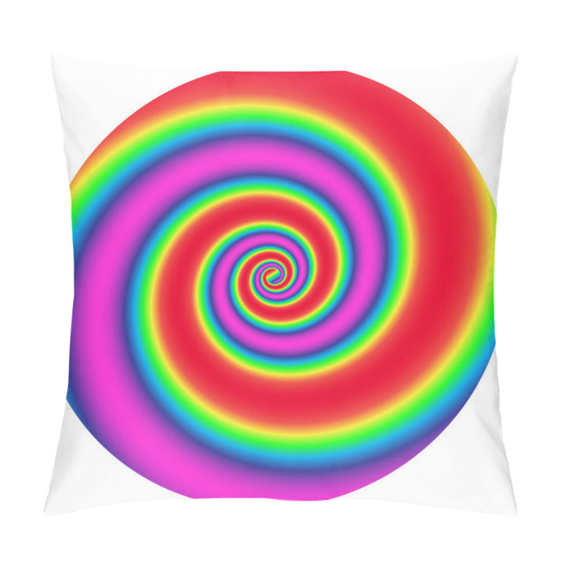 Personality  Abstract Background With Spirals Pillow Covers