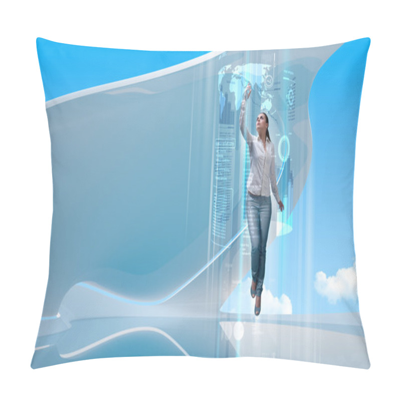 Personality  Interface Collection - Portal To The Future Pillow Covers